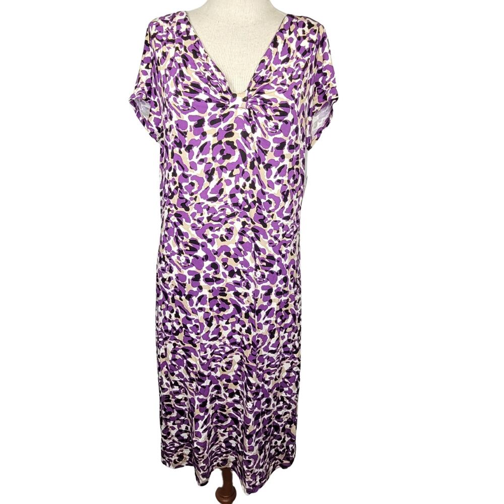 Purple Midi Dress Size Medium New with Tags